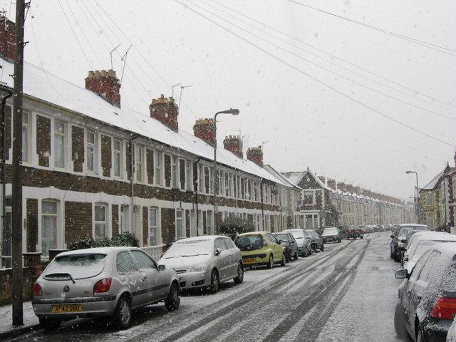 A street in Cardiff