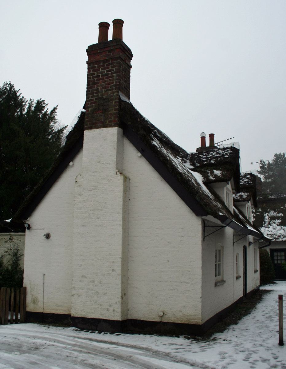 Stone cottages in England