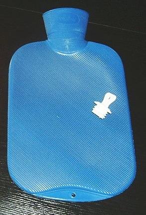 A hot water bottle